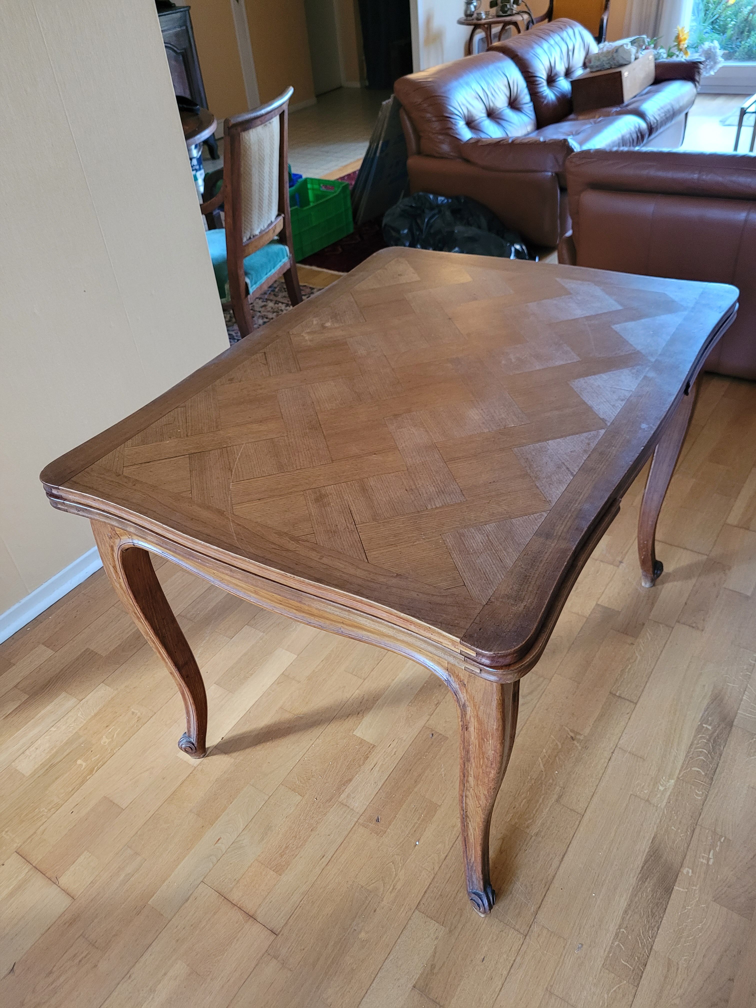 Table and 4 solid wood chairs
