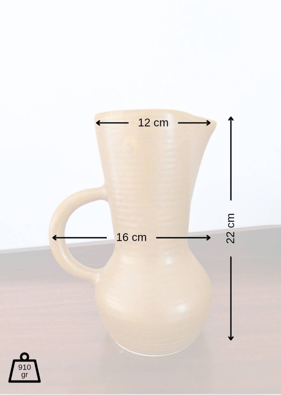 Vintage stoneware jug & cups
