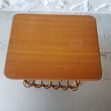 Vintage rattan bedside table