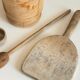 Turned wooden pots and beaters for the kitchen