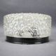 Mid-century recessed ceiling light with bubbled glass, Czechoslovakia, 1960s.