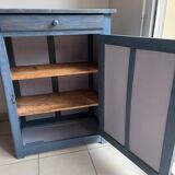 Confiturier, ancien buffet Parisien, patiné bleu