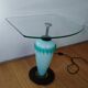 Lampe guéridon en verre de Murano Italie