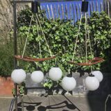2 Rispal pendant chandeliers with 3 lights
