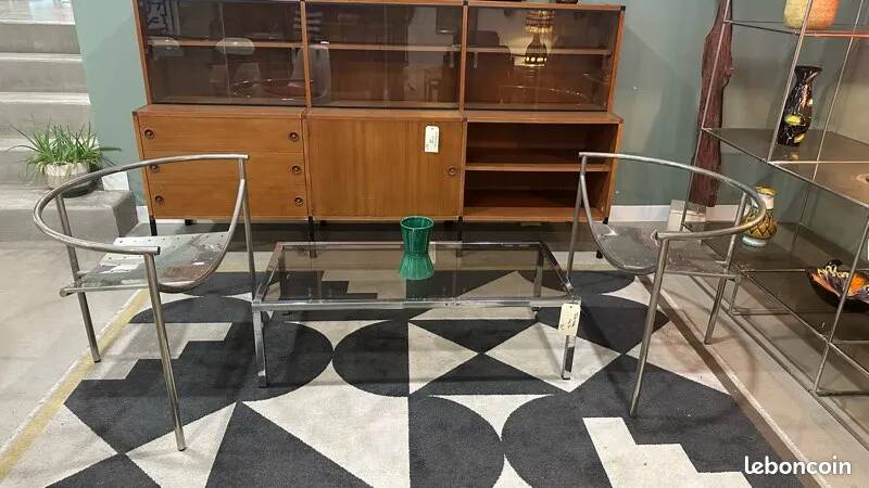 2 Dr Sonderbar armchairs by Starck
