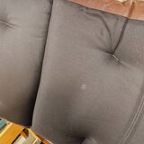 Pair of leather armchairs 1980