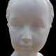 Biscuit bust louise Brongniart signed MNP Limoges XX century