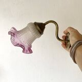 Pair of retro style wall lights, tulips