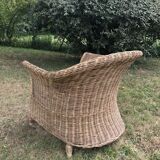 Rattan armchair