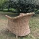 Rattan armchair