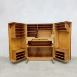Vintage desk 'Magic Box' folding cabinet