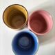 Ceramic cup trio