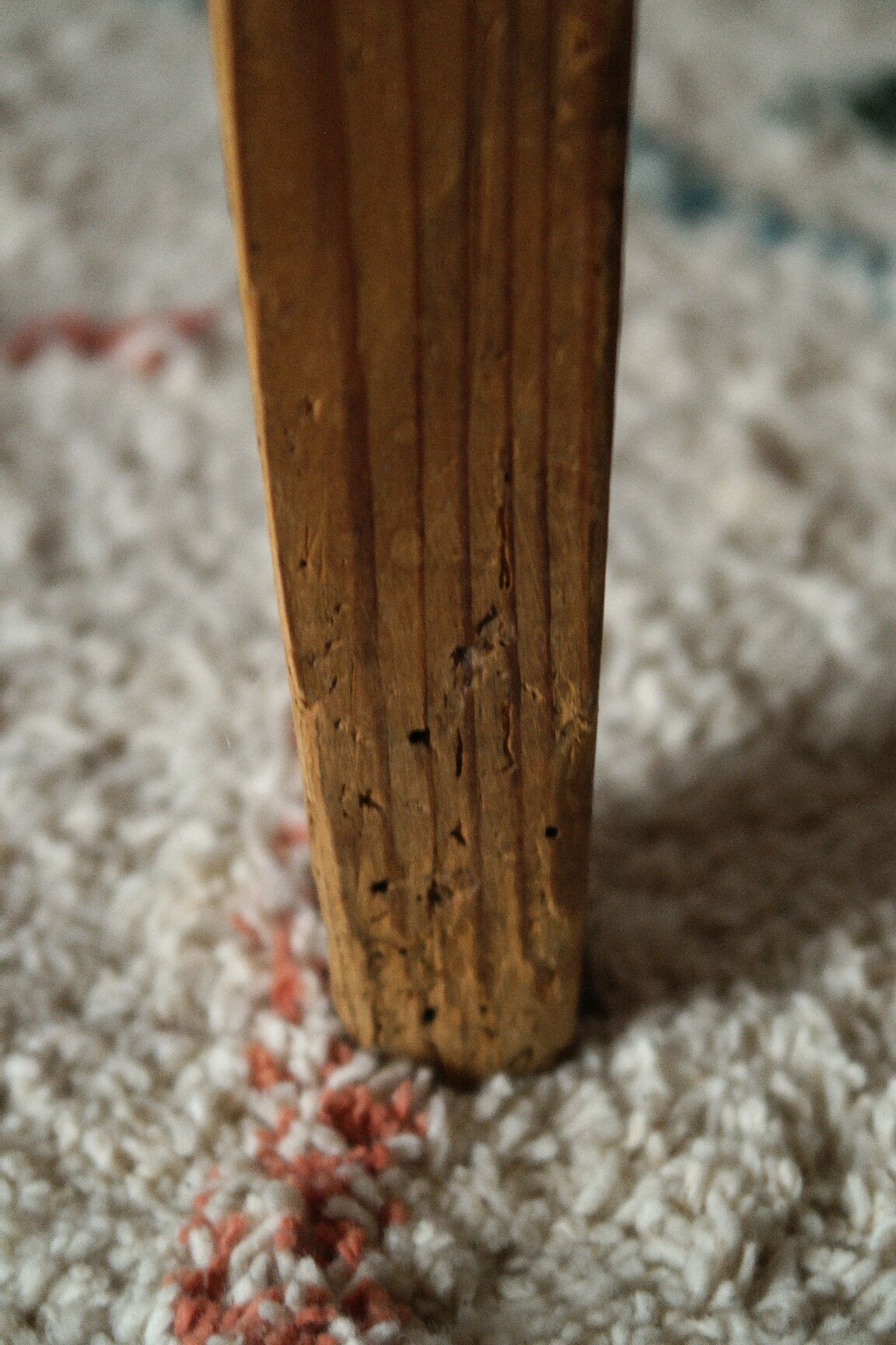 Farmhouse side table in old wood