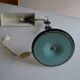 Vintage black modernist table lamp 50 1950 Bauhaus
