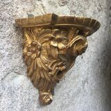 Gold wall lamp console