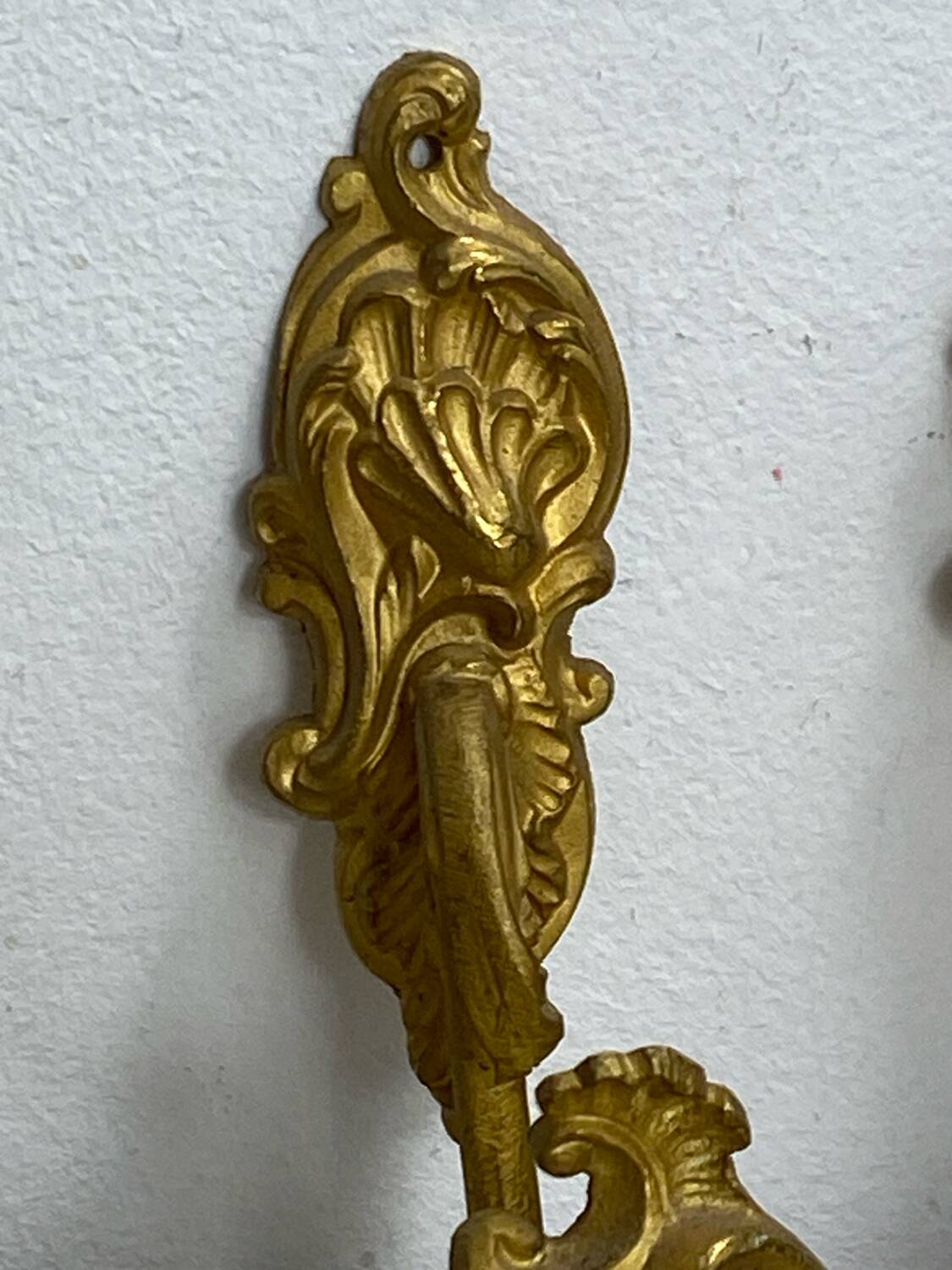 Antique bronze coat hooks