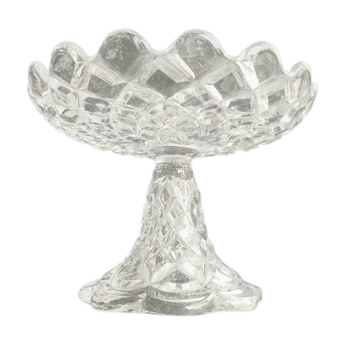 Crystal compotier Baccarat xixth