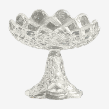 Compotier en cristal Baccarat XIXème