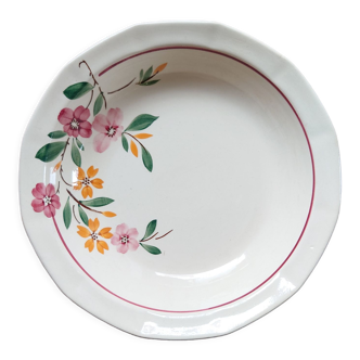 Plat rond creux Bitche de Sarreguemines