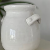 Glazed terracotta pot