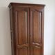 Antique wooden wardrobe in vintage style