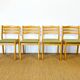 4 vintage Scandinavian chairs from the 1960s