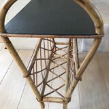 Rattan review door