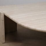 Table basse en travertin, 1980
