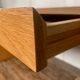 Vintage Modernist design desk with 3 drawers in Light Oak