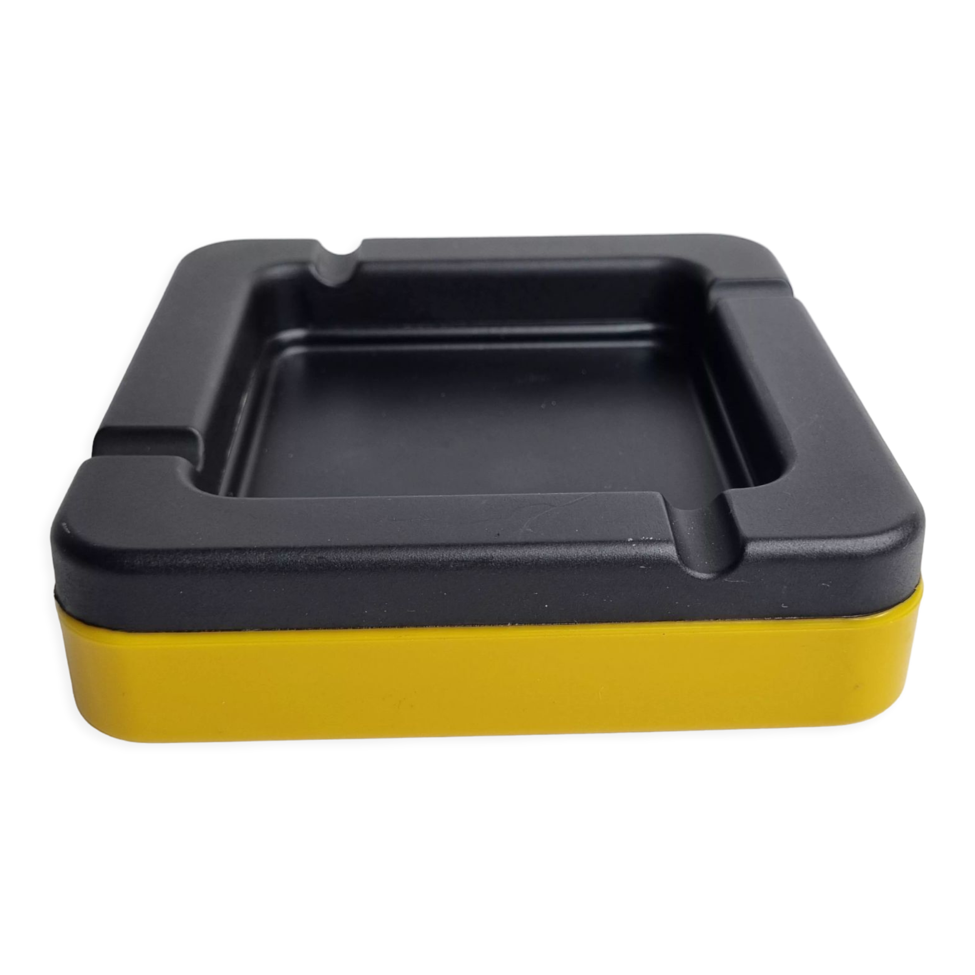 Empty pocket ashtray Rexite, studio Erre, two-color, 70s