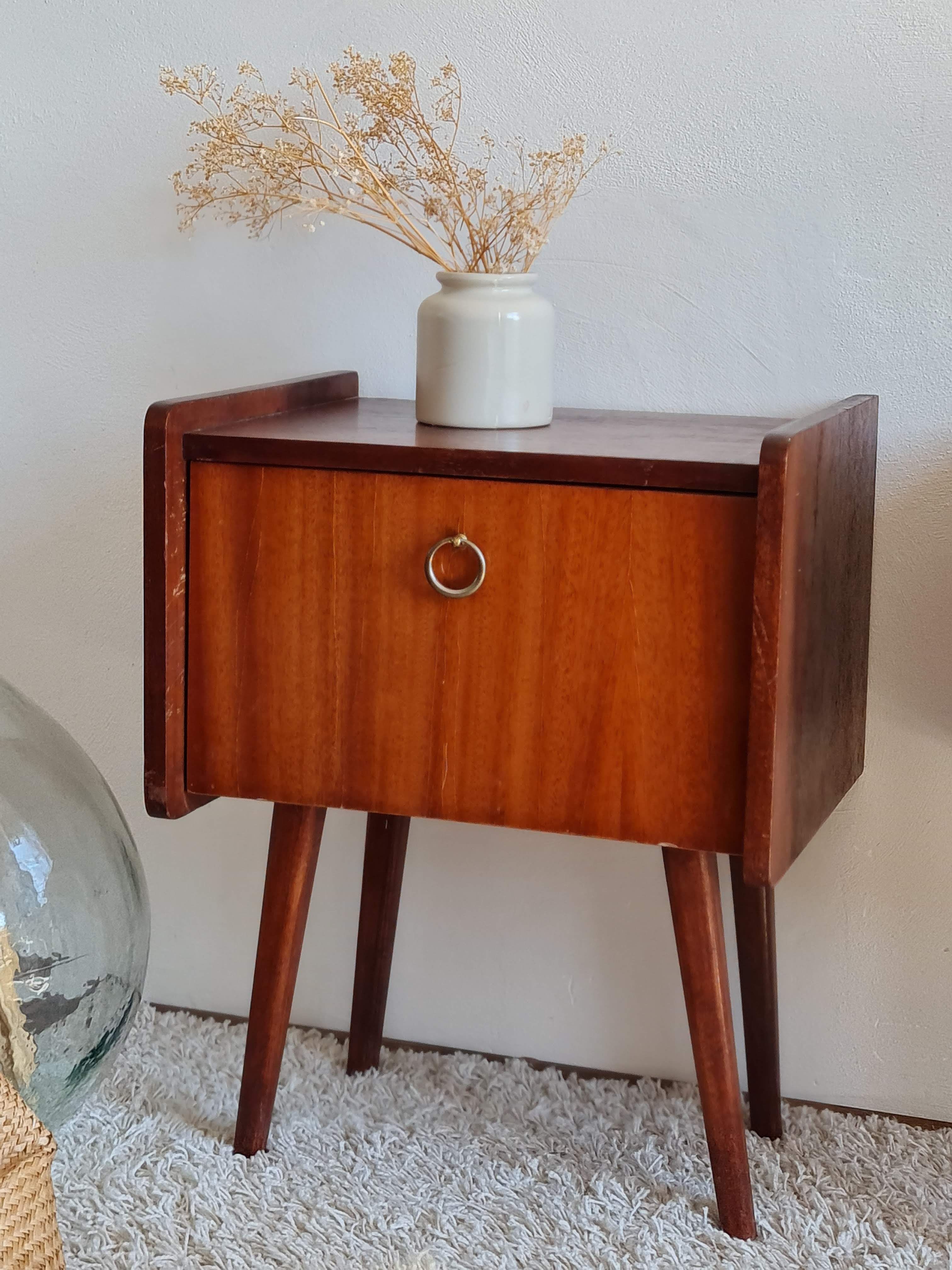 Pair of vintage bedside tables