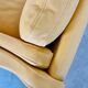 VINTAGE DANISH RETRO SKIPPER 2 PERSON SOFA IN BUTTERMILK LEATHER