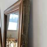 Old foot mirror gilded