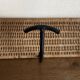 Raoul Guys mid-century iron and wicker wall coat rack