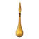 Amber yellow Empoli glass bottle