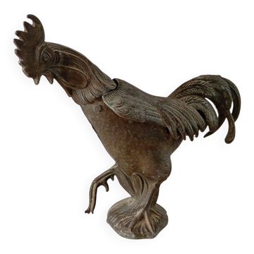 Vintage Rooster Metal Ashtray