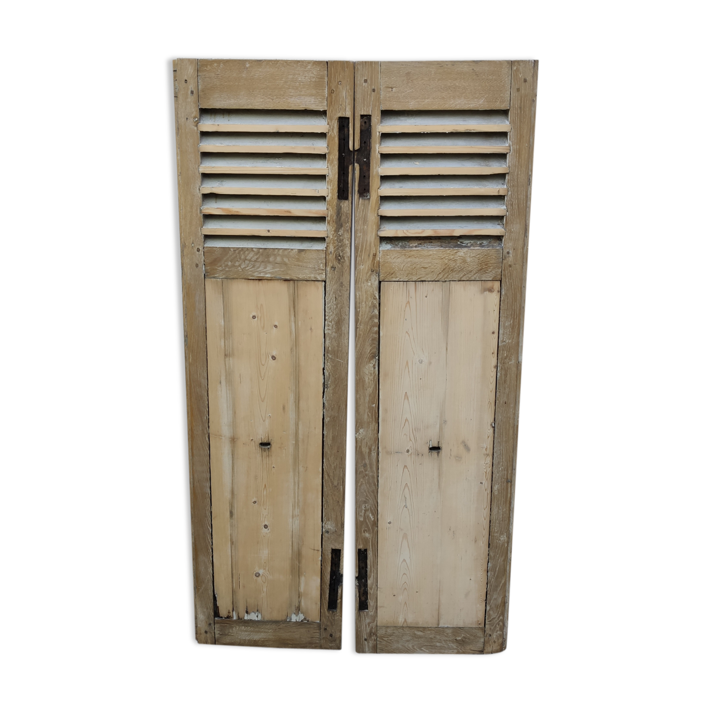 Pair of old shutters
