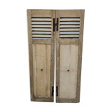 Pair of old shutters
