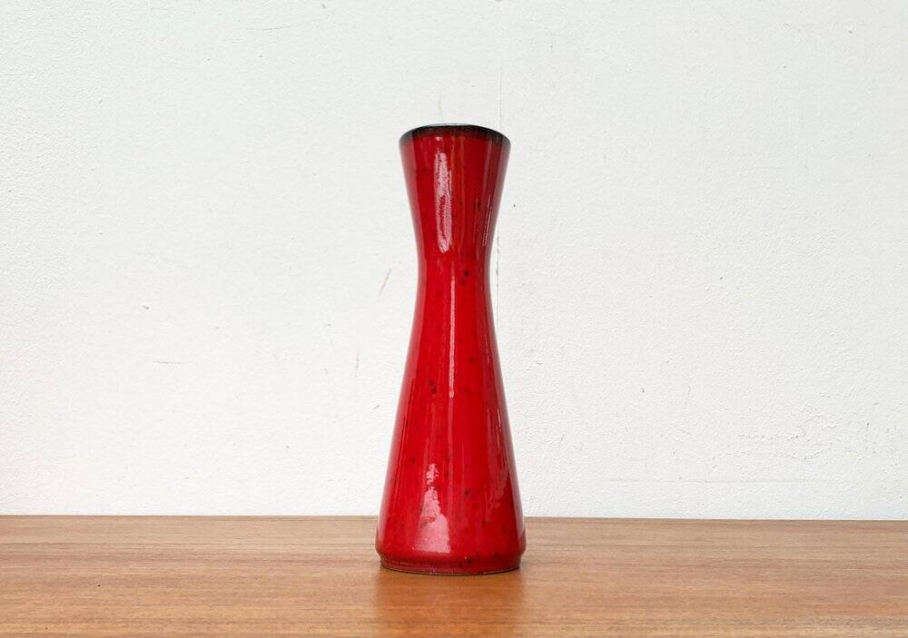 Diabolo Vase in West German Ceramic from the Mid-Century, WGP, by Scheurich, 1960s