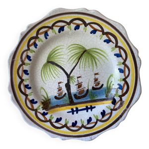 assiette XVIIIeme faïence