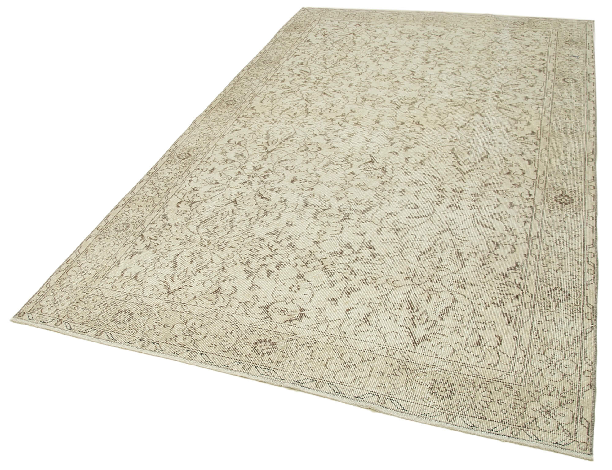 Handmade Decorative Oriental Beige Rug 166 cm x 282 cm
