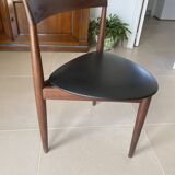 4 Frem Rojle tripod chairs by Hans Olsen