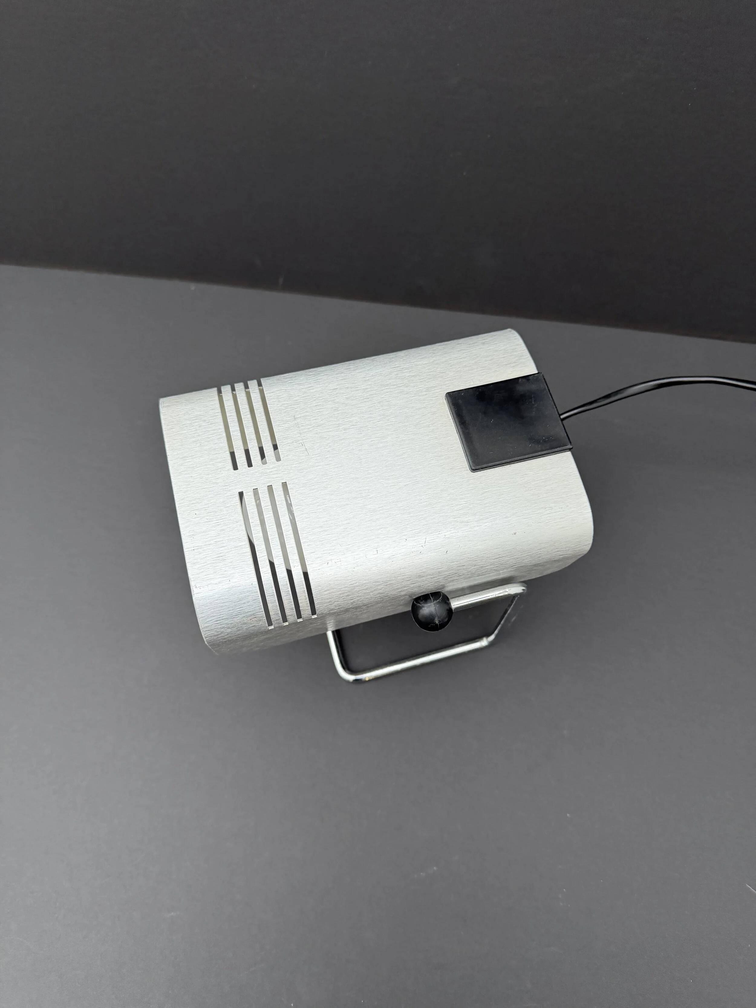 Adjustable lamp by Targetti in metal, Italy 1970.