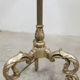 Bronze and white marble floor lamp 1960