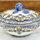 Vegetable dish small soup tureen Gien children at the Dionysus press 1941/1950