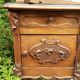 WOODEN BEDSIDE TABLE STYLE LOUIS XV ROCAILLE