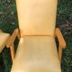 Vintage 60s yellow Scandinavian armchairs