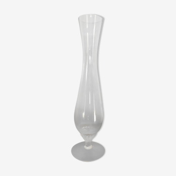 Vase soliflore vintage en verre