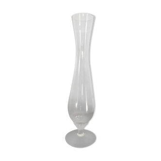 Vase soliflore vintage en verre