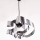 Space age pendant light stainless steel blades